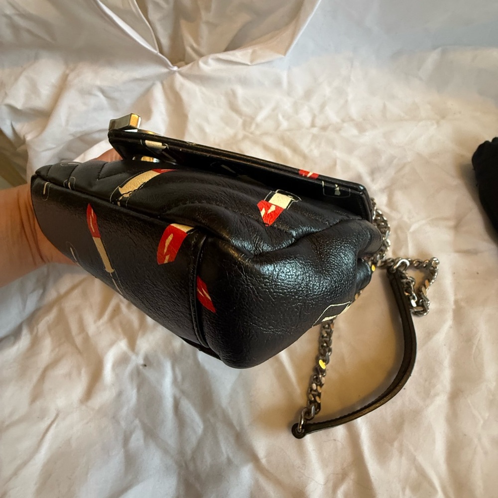 Yves Saint Laurent YSL monogram matelesse mini quilted Lipstick Bag - Picture 7 of 16